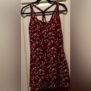 Old Navy brown, white and black Patterned athletic Dress. Size large